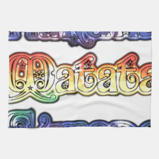 ハクナマタタヨーロッパアートプリント/グラフィック キッチンタオル (横)