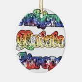 ハクナマタタヨーロッパアートプリント/グラフィック セラミックオーナメント (右)