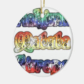 ハクナマタタヨーロッパアートプリント/グラフィック セラミックオーナメント (左)