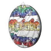 ハクナマタタヨーロッパアートプリント/グラフィック ダーツボード (正面右)