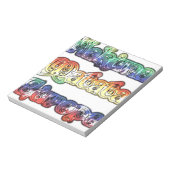 ハクナマタタヨーロッパアートプリント/グラフィック ノートパッド (回転)