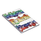 ハクナマタタヨーロッパアートプリント/グラフィック ノートブック (右側)