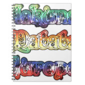 ハクナマタタヨーロッパアートプリント/グラフィック ノートブック (正面)