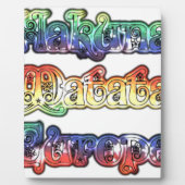 ハクナマタタヨーロッパアートプリント/グラフィック フォトプラーク (正面)