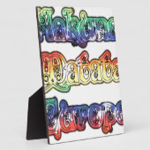 ハクナマタタヨーロッパアートプリント/グラフィック フォトプラーク (側面)