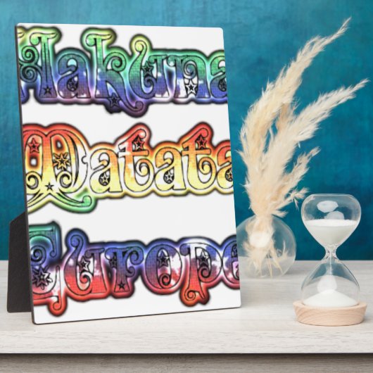 ハクナマタタヨーロッパアートプリント/グラフィック フォトプラーク (側面)