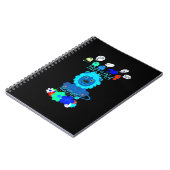 ハクナマタタライオンアートプリント ノートブック (左側)