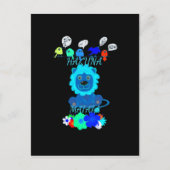 ハクナマタタライオンアートプリント ポストカード (正面)