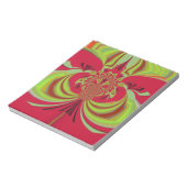 ハクナマタタレッドイエローデザイン ノートパッド (回転)