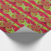 ハクナマタタレッドイエローデザイン ラッピングペーパー (角)