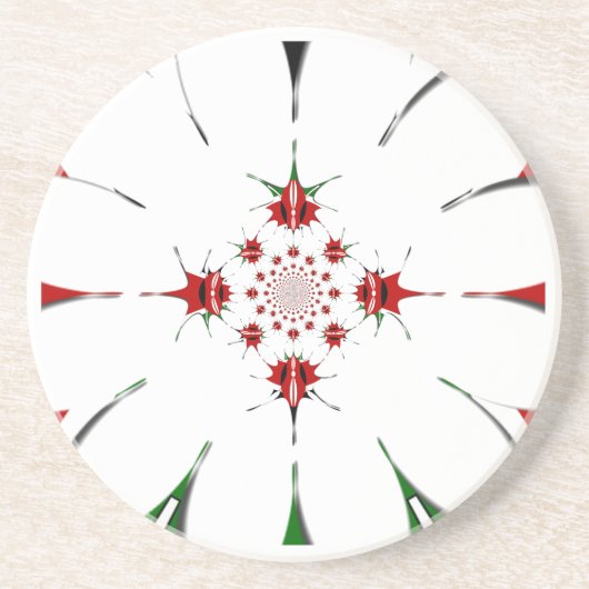 ハクナマタタレッドグリーン コースター (正面)