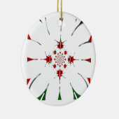 ハクナマタタレッドグリーン セラミックオーナメント (右)