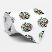 ハクナマタタ抽象芸術渦とグラデーション ネクタイ (ロール)