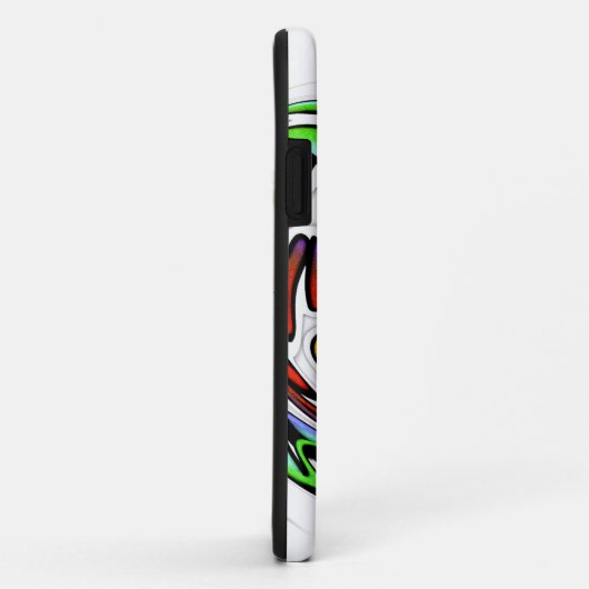 ハクナマタタ抽象芸術渦とグラデーション Case-Mate iPhoneケース (裏面/右)