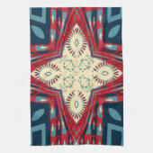 ハクナマタタ文字ホープ抽象芸術アートプリントデザイン キッチンタオル (縦)