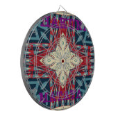 ハクナマタタ文字ホープ抽象芸術アートプリントデザイン ダーツボード (正面左)