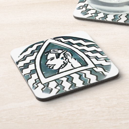 ハクナマタタ独特の例外美 コースター (左側)