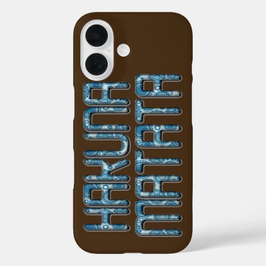 ハクナマタタ3Dアートプリント Case-Mate iPhoneケース (裏面)