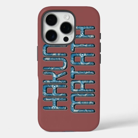 ハクナマタタ3Dアートプリント Case-Mate iPhoneケース (裏面)