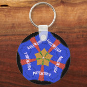 ハクナマタタ イリデセントブルー キーホルダー (正面)