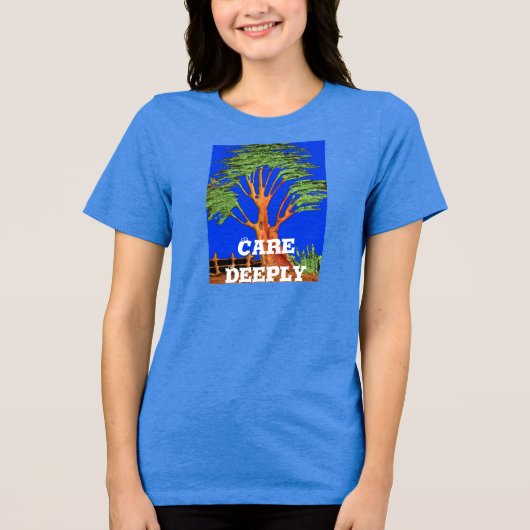 ハクナマタタ ケア ディープリー ヴィンテージ ギフト シャツ (正面)