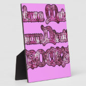 ハクナマタタ コミュニケーション 最高 ロックス アート プリント フォトプラーク (側面)