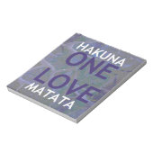 ハクナマタタ ノートパッド (回転)