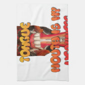 ハクナマタタ ハクナマタタ ビッグマウス。 キッチンタオル (縦)