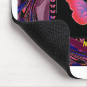 ハクナマタタ バタフライ - インスピレーション 良い一日を マウスパッド (コーナー)