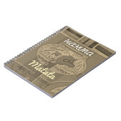 ハクナマタタ バックトゥスクール ジラフ カラー ノートブック (左側)