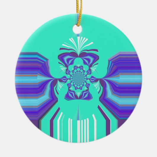 ハクナマタタ パープルブレンド セラミックオーナメント (正面)