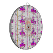 ハクナマタタ : ビューティフルベイビーライオン デザインモチーフ ダーツボード (正面左)