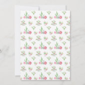 ハクナマタタ ベイビーシャワー ガール ボーイ メキシカン 招待状 (裏面)