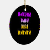 ハクナマタタ ベイビー アンド キッズ アート プリント オーナメント (右)