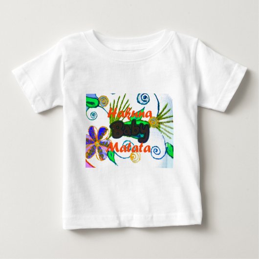 ハクナマタタ ベイビー.png ベビーTシャツ (正面)