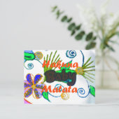 ハクナマタタ ベイビー.png ポストカード (スタンド正面)