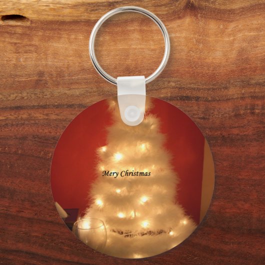 ハクナマタタ メリークリスマス ホワイト キーホルダー (正面)
