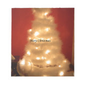 ハクナマタタ メリークリスマス ホワイト ノートパッド (正面)