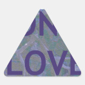 ハクナマタタ 三角形シール (正面)