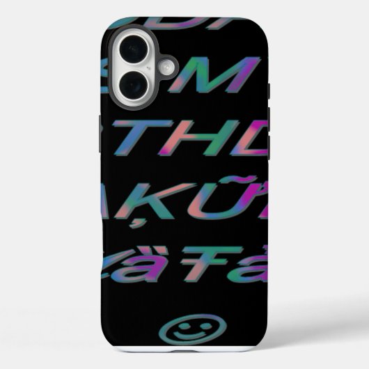 ハクナマタタ 今日は私の誕生日 ハクナマタタ ゼット Case-Mate iPhoneケース (裏面)