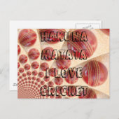 ハクナマタタ 愛してる クリケット ポストカード (正面/裏面)