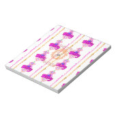 ハクナマタタ：美しいベビーライオンデザインモチーフ ノートパッド (回転)