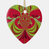 ハクナマタタ 赤黄色デザイン セラミックオーナメント (右)