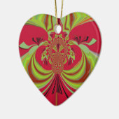 ハクナマタタ 赤黄色デザイン セラミックオーナメント (左)