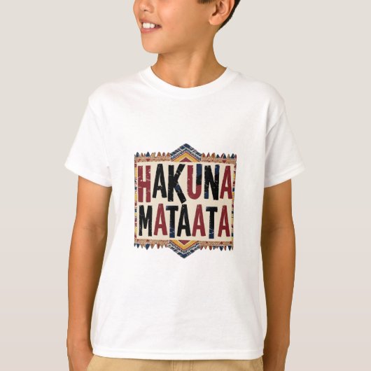 ハクナマタタ Tシャツ (正面)