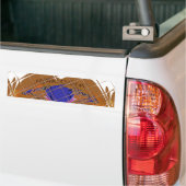 ハクナマタタI loveエチオピアのカラーデザイン バンパーステッカー (トラック上)