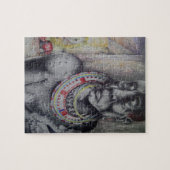 ハクナマタパーソナライズされたタウィズライオンマサイパズル ジグソーパズル (横)