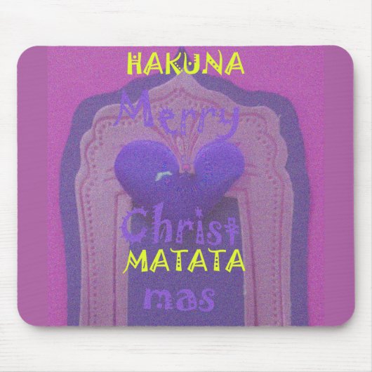 ハクナマタメリーマウスパッド水平テンプレート マウスパッド (正面)