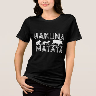 ハクナマタユニセックス トライブレンドＴシャツ