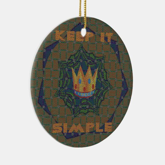 ハクナマタ保タイシンプルト セラミックオーナメント (右)